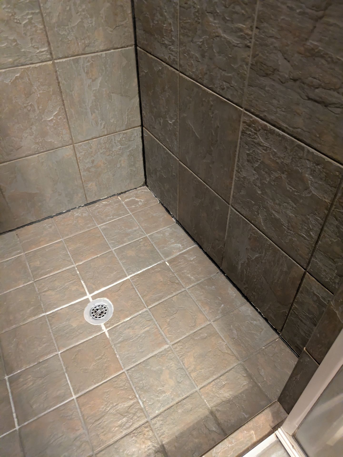 Progress shot of plumbing rough-in for Athens GA bathroom